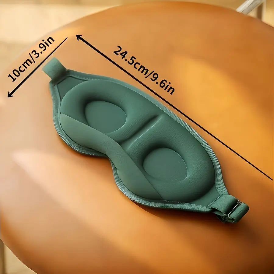 Máscara de Dormir 3D – Bloqueia Luz, Respirável e Confortável